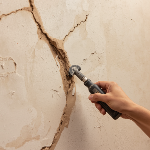 معالجة تشققات بالجدران بجدة